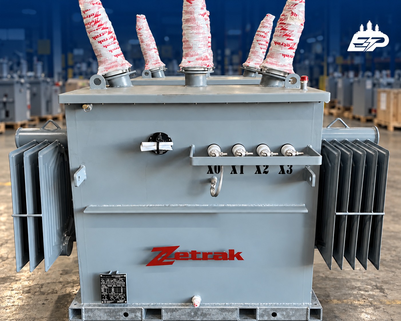 Transformador Zetrak 1000 Kva Tipo Poste Estación Trifásico 13200 V 120/240 V